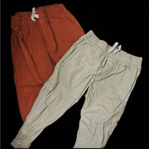 Child of Mine Orange and Cream Sweatpants